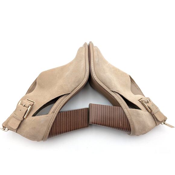 Vince Camuto Fareena Cutout Block Heel Bootie Women's Natural Size US11M EU42.5 - Picture 5 of 12